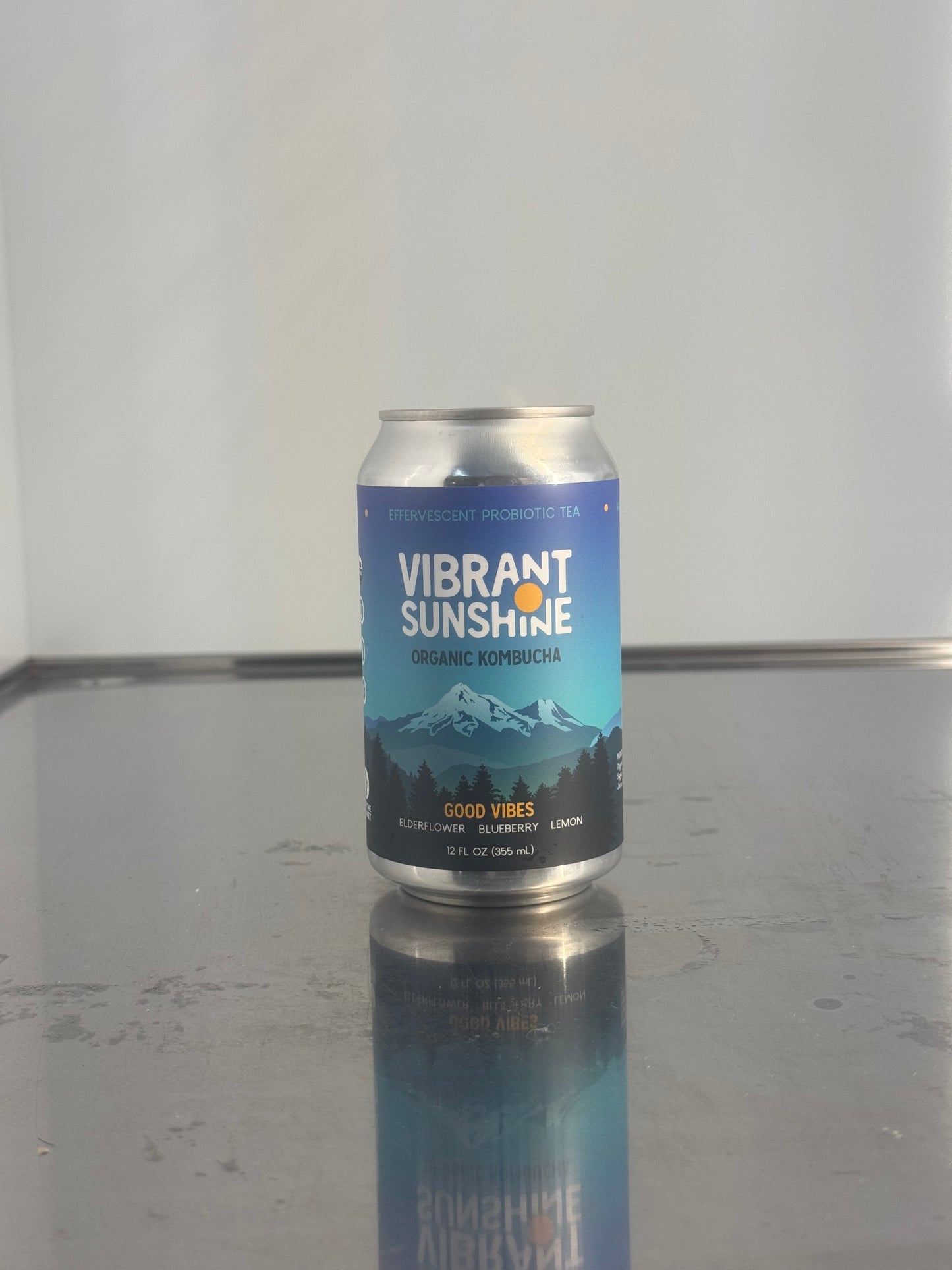 Vibrant Sunshine Organic Kombucha Good Vibes
