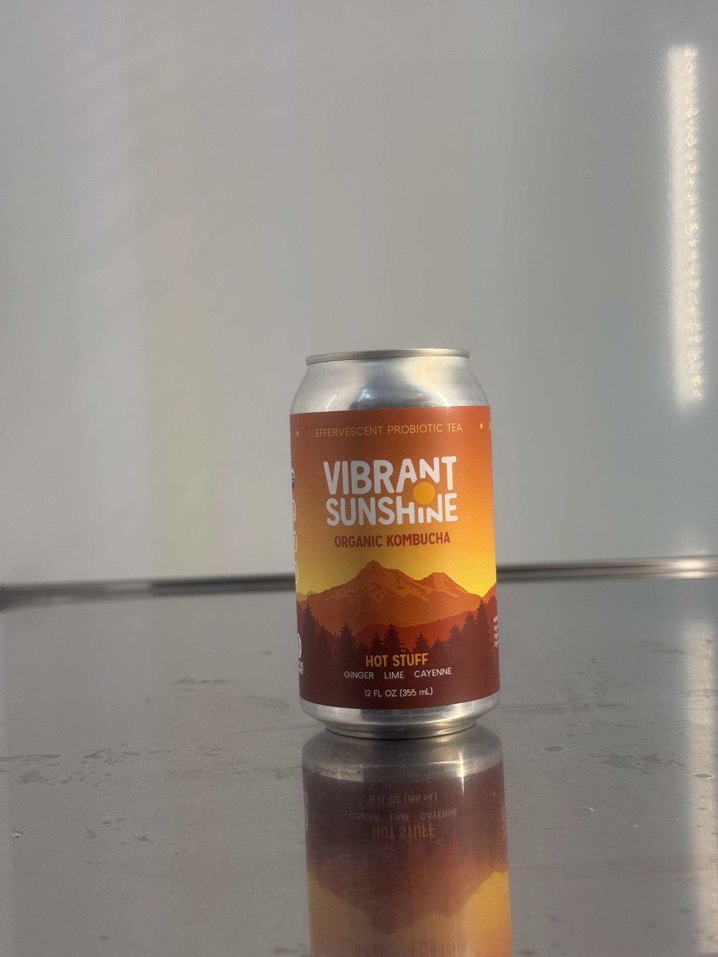 Vibrant Sunshine Organic Kombucha Hot Stuff