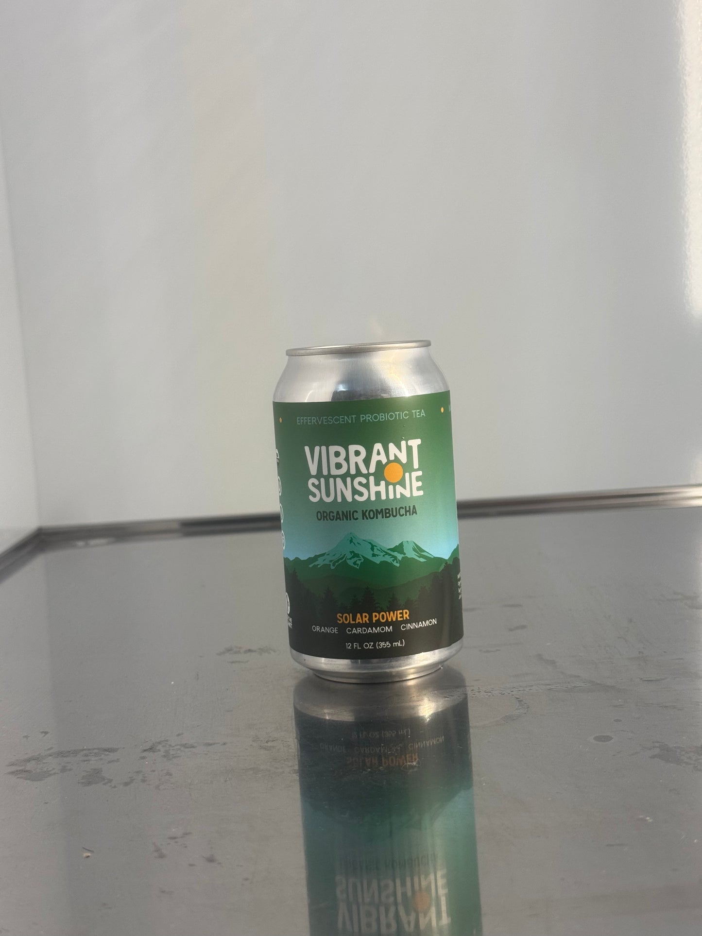 Vibrant Sunshine Organic Kombucha Solar Power