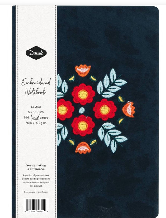 Embroidered Notebook